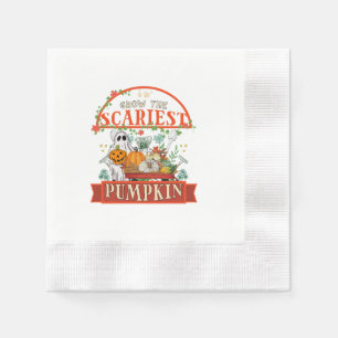 Pumpkin Farmer Halloween Napkins
