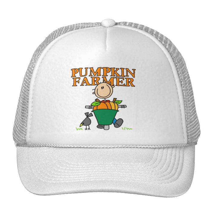 Pumpkin Farmer Trucker Hats