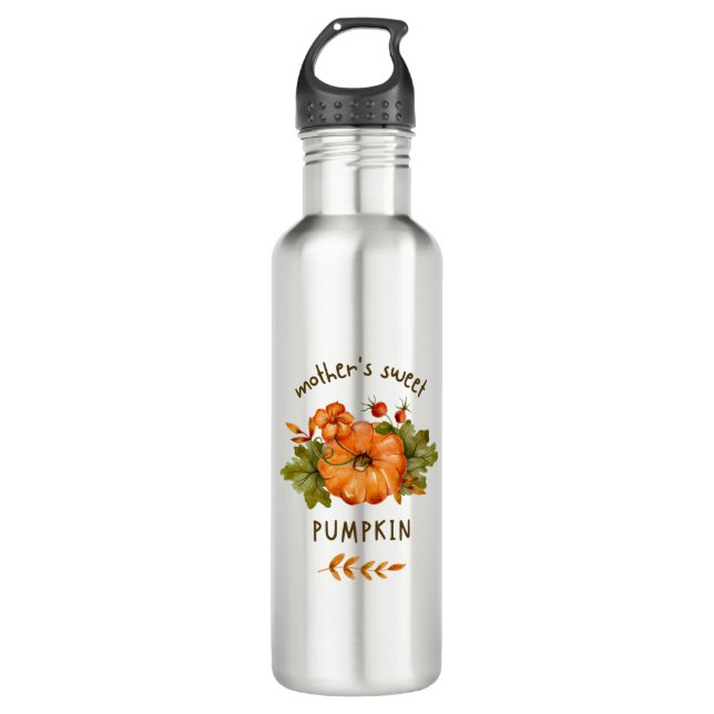 Pumpkin festival Day, Stainless Steel Water Bottle (Front)