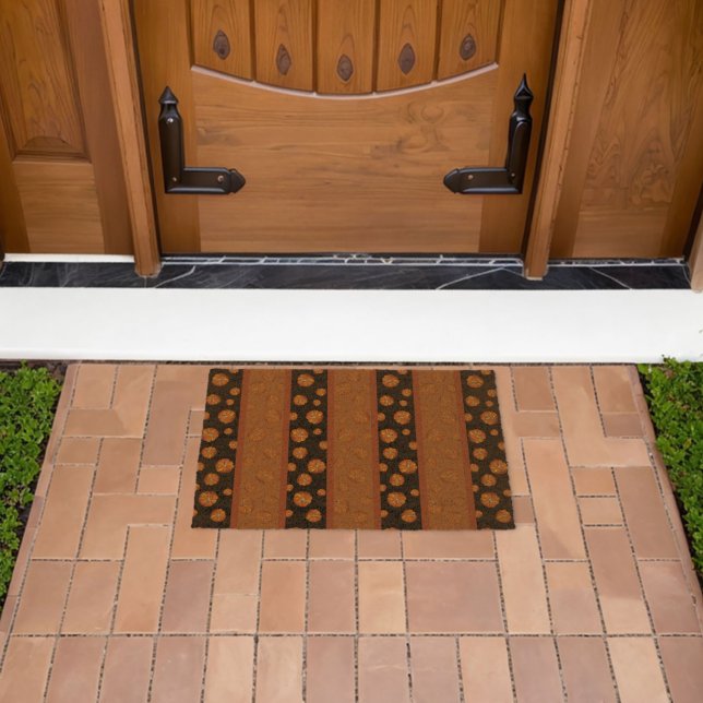 Pumpkin Fiber Doormat (Insitu (Outdoor))