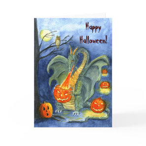 Pumpkin Fire Dragon card