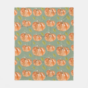 Pumpkin  fleece blanket