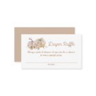 Pumpkin Floral Baby Shower Diaper Raffle