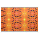 Pumpkin Flowers Fabric