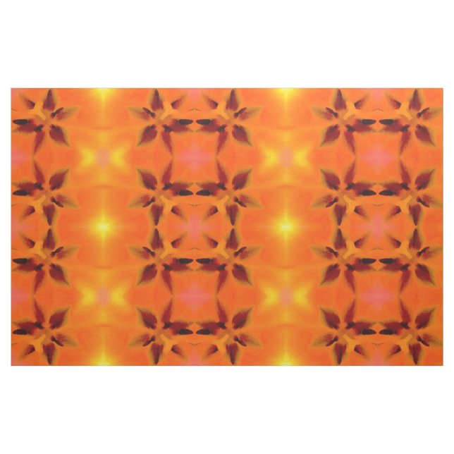 Pumpkin Flowers Fabric (Fat Quarter)