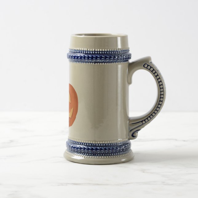 Pumpkin for Halloween 1 Beer Stein (Right)