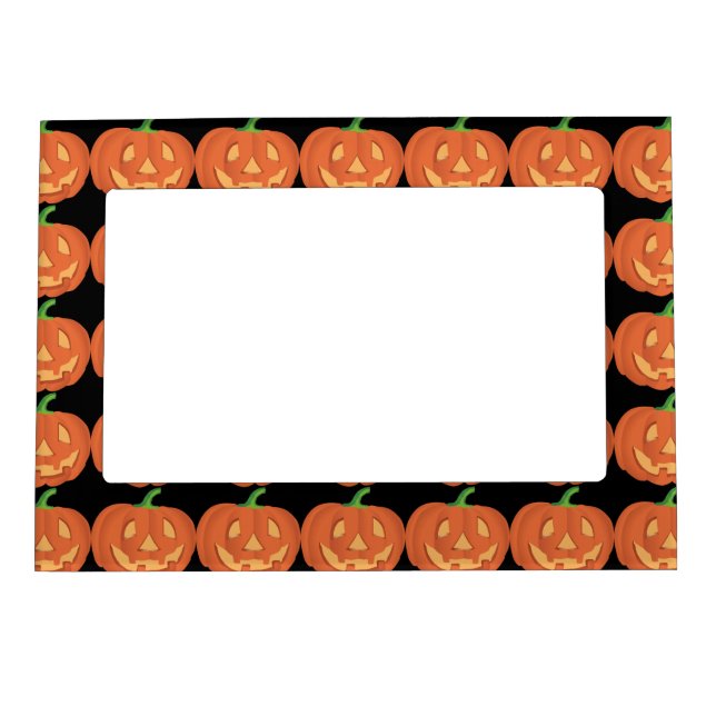 Pumpkin for Halloween 1 Magnetic Frame (Front)