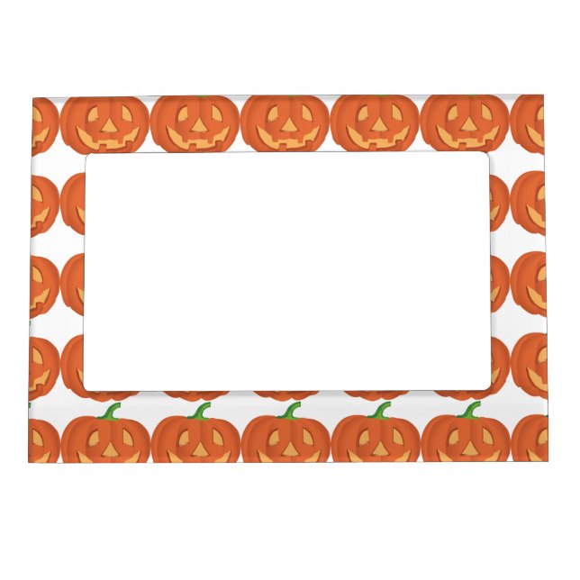 Pumpkin for Halloween 1 Magnetic Photo Frame (Front)