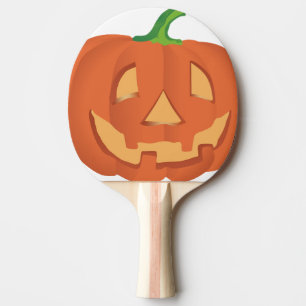 Pumpkin for Halloween 1 Ping-Pong Paddle