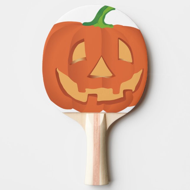 Pumpkin for Halloween 1 Ping-Pong Paddle (Front)