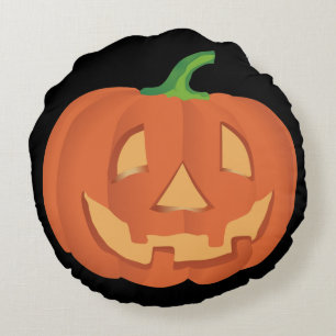 Pumpkin for Halloween 1 Round Pillow