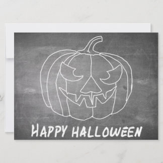 Pumpkin for Halloween 3 chalkboard look