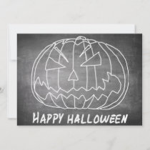 Pumpkin for Halloween 5 chalkboard look