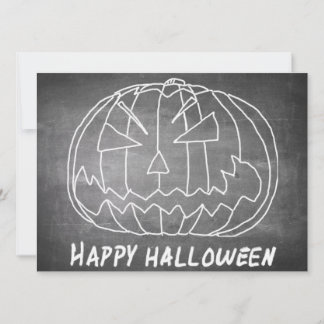 Pumpkin for Halloween 5 chalkboard look
