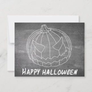 Pumpkin for Halloween 6 chalkboard look