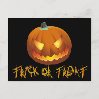 Pumpkin for Halloween 6 Holiday Postcard