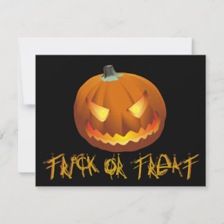 Pumpkin for Halloween 6 Note Card