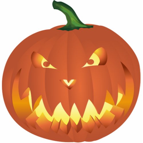 Pumpkin for Halloween Cutout