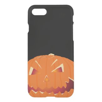 Pumpkin for Halloween iPhone7 Clearly™ Case