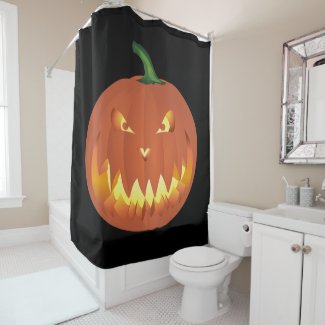 Pumpkin for Halloween... Shower Curtain