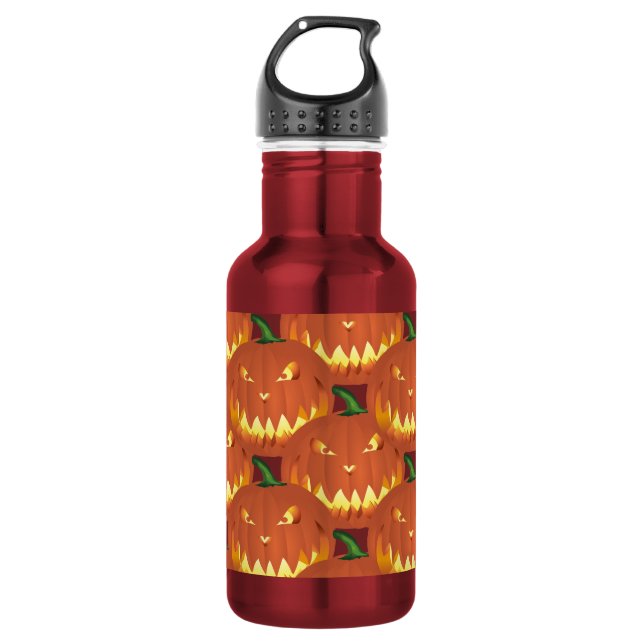 Pumpkin for Halloween... Water Bottle (Front)