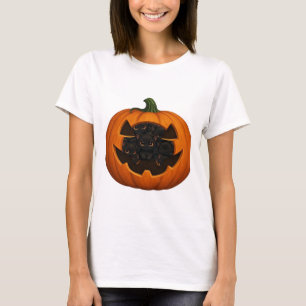 Pumpkin Full of Kittens - Cute Black Cat Halloween T-Shirt