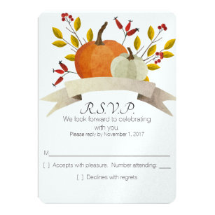 Thanksgiving Wedding Invitations 8