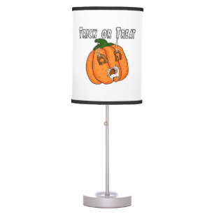 Pumpkin funny naughty gift prank Halloween Table Lamp