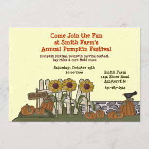 Pumpkin Garden Invitation