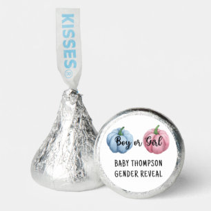 Pumpkin gender reveal hershey®'s kisses®