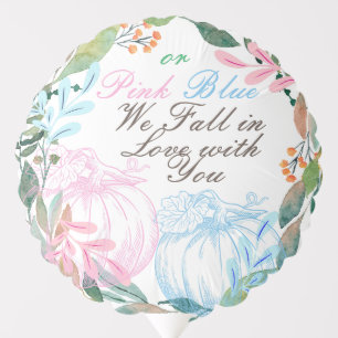 Pumpkin Gender Reveal Party Balloon
