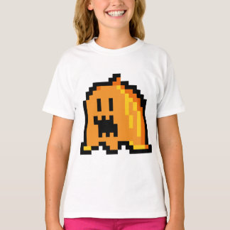 Pumpkin ghost girl's t-shirt