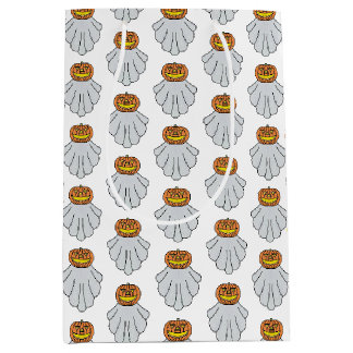 Pumpkin Ghost (white) - Gift Bag