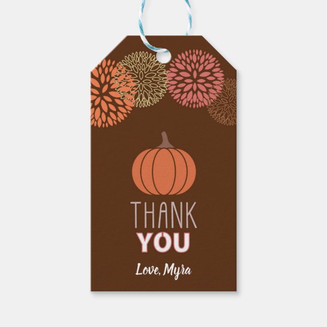 Pumpkin Gift tag (Front)