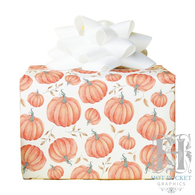 Pumpkin Gift Wrapping Paper (Creator Uploaded)