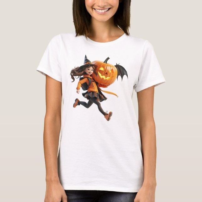 Pumpkin Girl T-Shirt (Front)