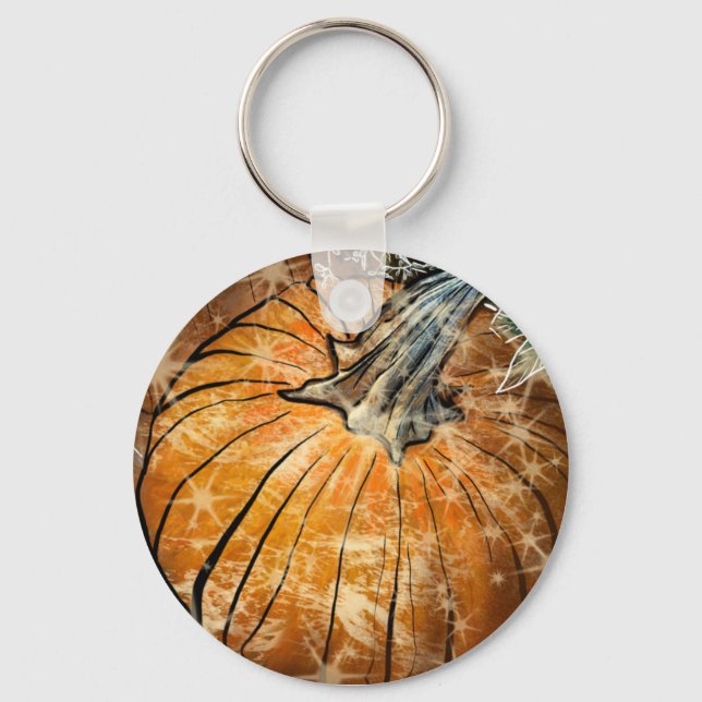 Pumpkin Glam Keychain (Front)