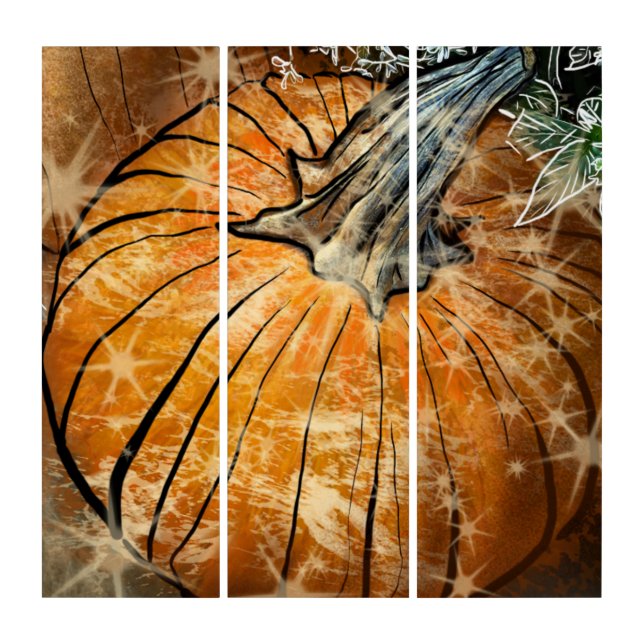 Pumpkin Glam Triptych (Front)