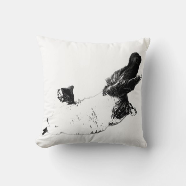 Pumpkin Glow Recline Throw Pillow (Front)