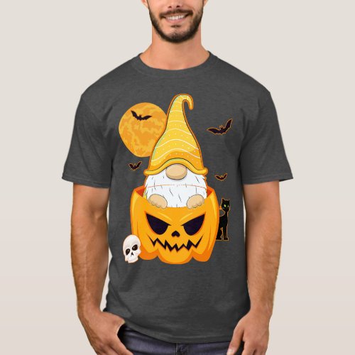 Pumpkin Gnome Cute Halloween T_Shirt