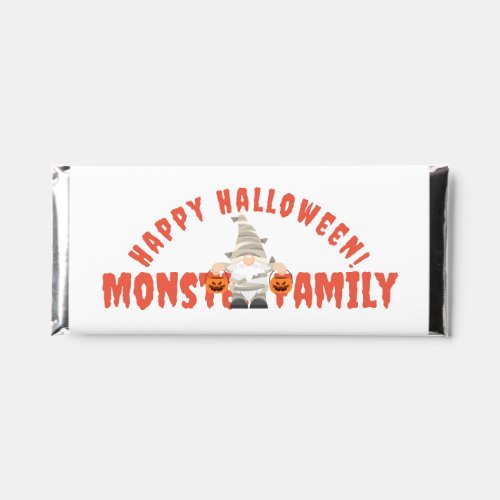 Pumpkin Gnome Halloween  Hershey Bar Favors