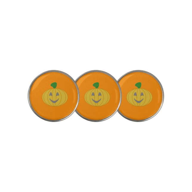 Pumpkin Golf Ball Marker (3 Up)