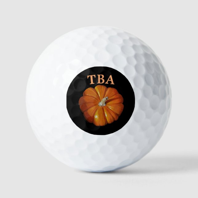 Pumpkin Golf Balls (Front)