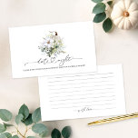 Pumpkin Greenery Bridal Shower Date Night Cards<br><div class="desc">Pumpkin greenery fall-themed bridal shower date night ideas card. Easy to personalize with your details. Please get in touch with me via chat if you have questions about the artwork or need customization. PLEASE NOTE: For assistance on orders,  shipping,  product information,  etc.,  contact Zazzle Customer Care directly https://help.zazzle.com/hc/en-us/articles/221463567-How-Do-I-Contact-Zazzle-Customer-Support-.</div>