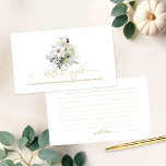 Pumpkin Greenery Bridal Shower Date Night Cards<br><div class="desc">Pumpkin greenery fall-themed bridal shower date night ideas card. Easy to personalize with your details. Please get in touch with me via chat if you have questions about the artwork or need customization. PLEASE NOTE: For assistance on orders,  shipping,  product information,  etc.,  contact Zazzle Customer Care directly https://help.zazzle.com/hc/en-us/articles/221463567-How-Do-I-Contact-Zazzle-Customer-Support-.</div>