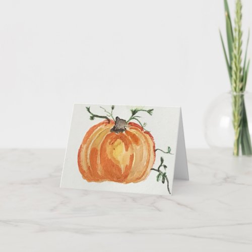 Pumpkin Greeting Card 