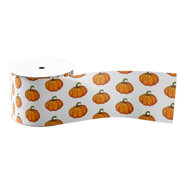 Pumpkin Grosgrain Ribbon (Spool)