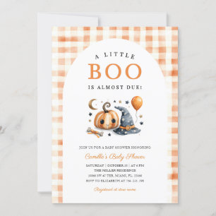 Pumpkin Halloween Baby Shower Invitation