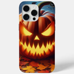 pumpkin/Halloween/bat spooky iPhone 15 Pro Max Case