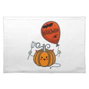 Pumpkin Halloween Cloth Placemat